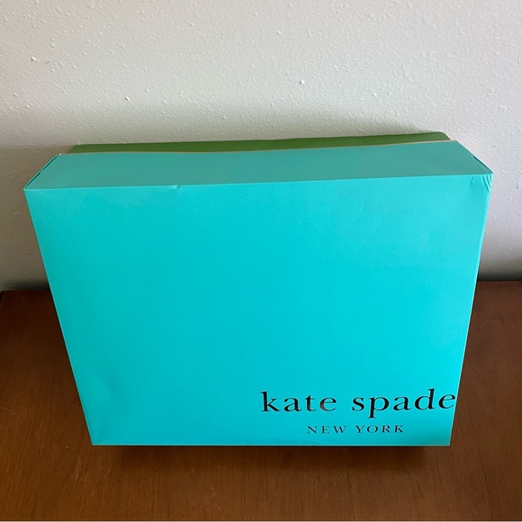 KATE SPADE Pineapple Stripe Canvas Mega Sam Tote bag & Wristlet, NWT & GIFT BOX! - Picture 7 of 7